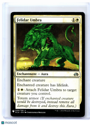 2019 Magic: TG—Felidar Umbra #006 The List Reprints—Uncommon Nonfoil [LP]
