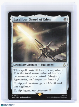 2024 Magic: The Gathering—Excalibur, Sword of Eden #72 ACR—Rare Nonfoil