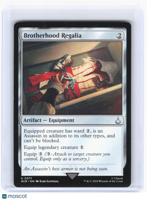 2024 Magic: TG—Brotherhood Regalia #71 ACR—Uncommon Nonfoil