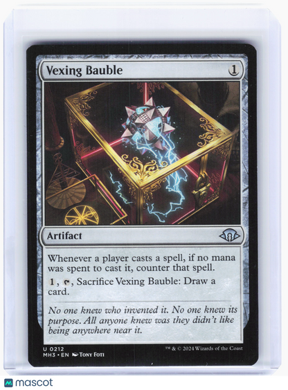2024 Magic: The Gathering—Vexing Bauble #212 Modern Horizons 3—Uncommon Nonfoil