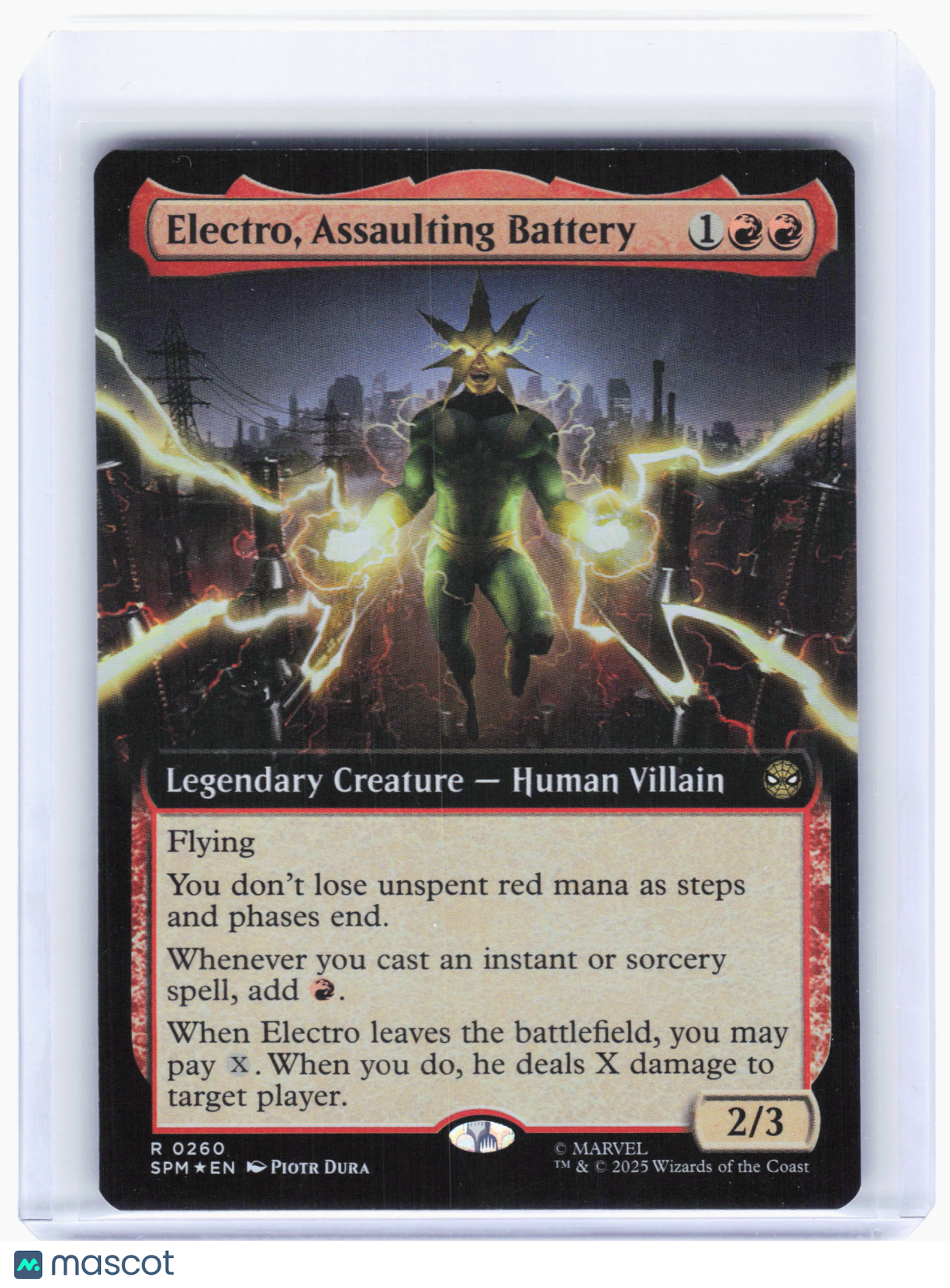 2025 Magic: TG—Electro, Assaulting Battery #260 SPM—Rare Foil [Extended Art]