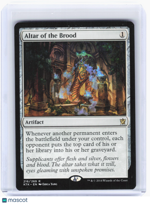 2014 Magic: TG—Altar of the Brood #216 Khans of Tarkir—Rare Nonfoil [LP]