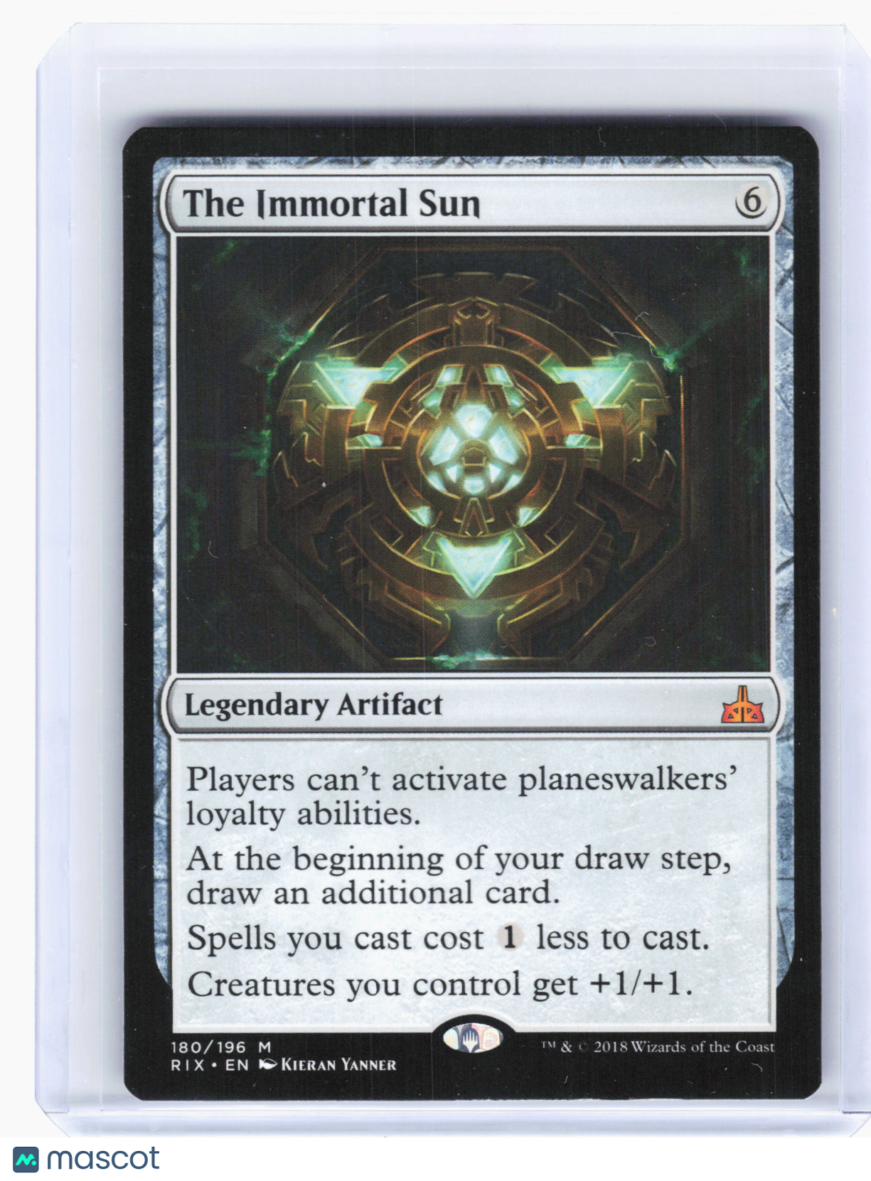 2018 Magic: TG—The Immortal Sun #180 Rivals of Ixalan—Mythic Nonfoil [LP]