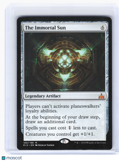 2018 Magic: TG—The Immortal Sun #180 Rivals of Ixalan—Mythic Nonfoil [LP]
