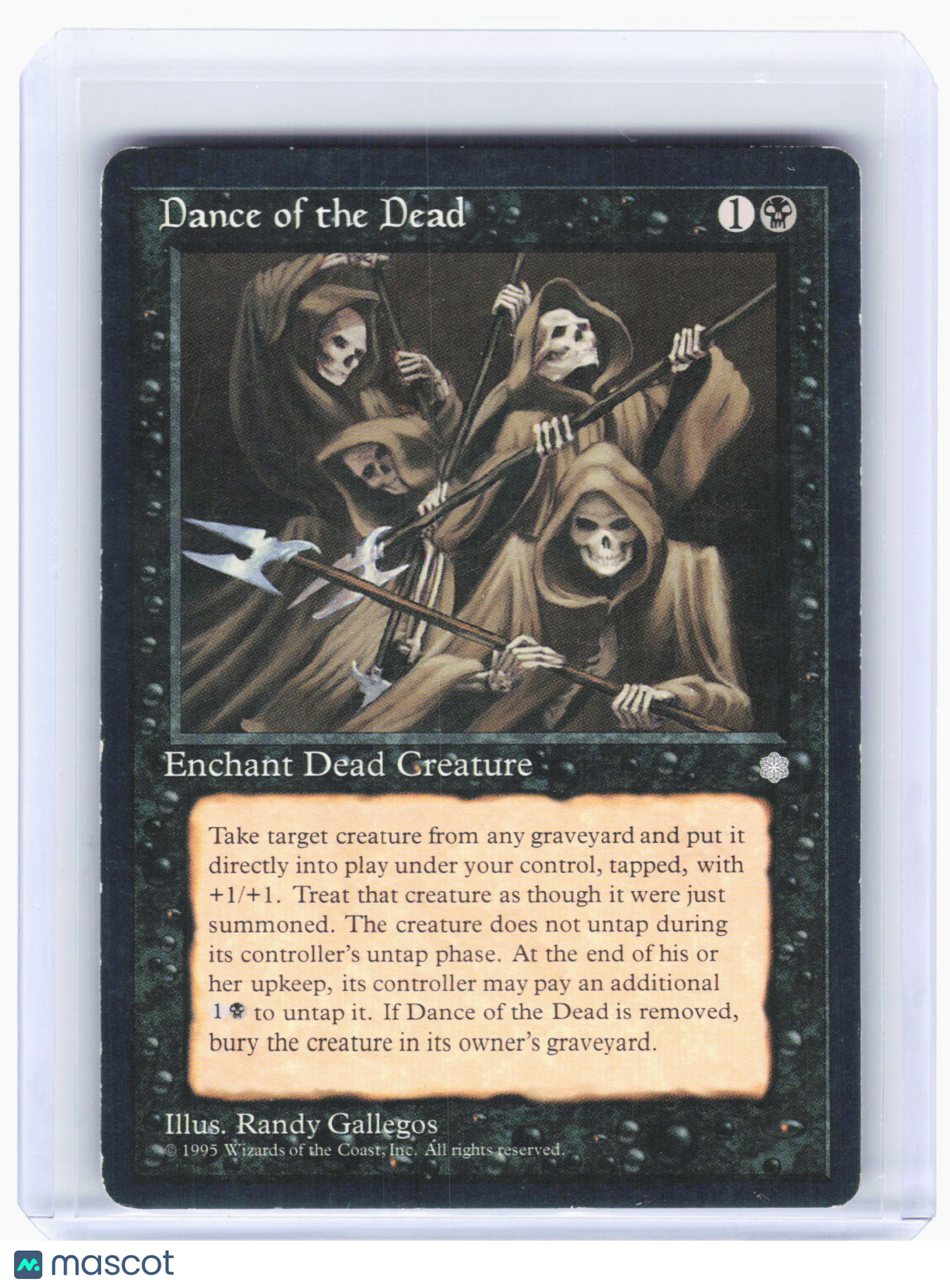 1995 Magic: The Gathering—Dance of the Dead #6 Ice Age—Uncommon Nonfoil [MP]