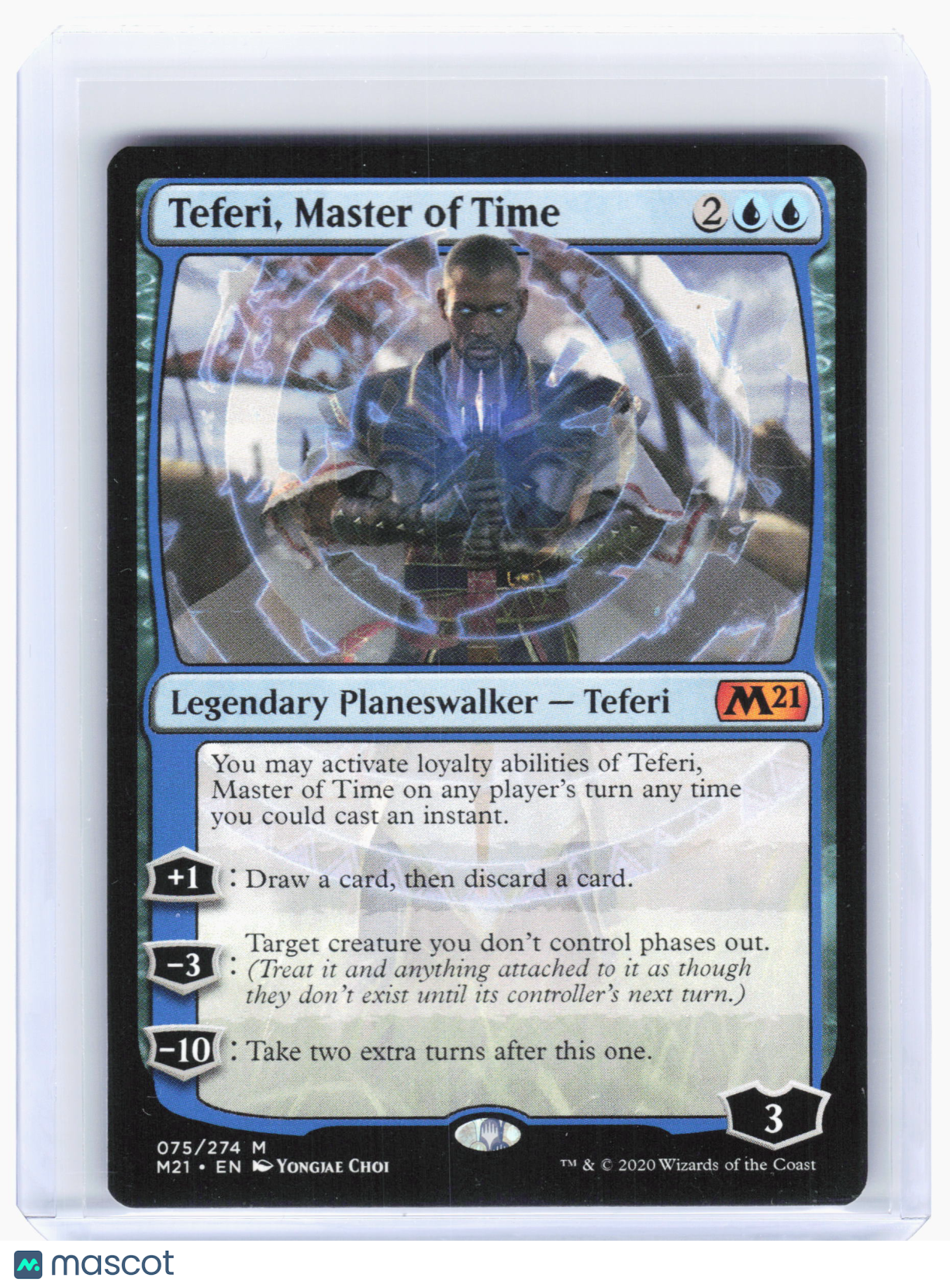 2020 Magic: TG—Teferi, Master of Time #75 Core Set 2021—Mythic Nonfoil [MP]