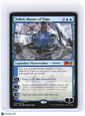 2020 Magic: TG—Teferi, Master of Time #75 Core Set 2021—Mythic Nonfoil [MP]