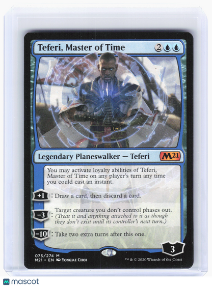 2020 Magic: TG—Teferi, Master of Time #75 Core Set 2021—Mythic Nonfoil [MP]