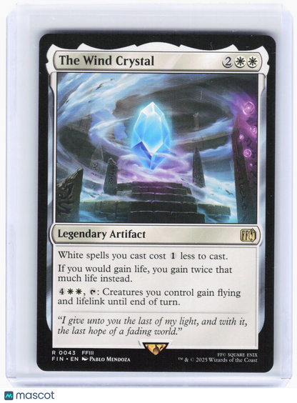 2025 Magic: The Gathering—The Wind Crystal #43 FINAL FANTASY—Rare Non-Foil