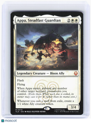 2025 Magic: The Gathering—Appa, Steadfast Guardian #10 (TLA)—Mythic Non-Foil