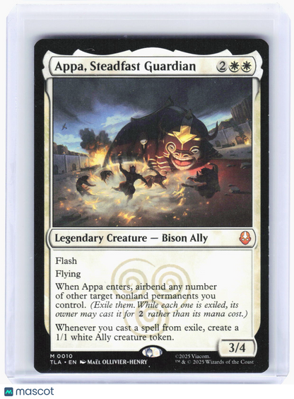 2025 Magic: The Gathering—Appa, Steadfast Guardian #10 (TLA)—Mythic Non-Foil