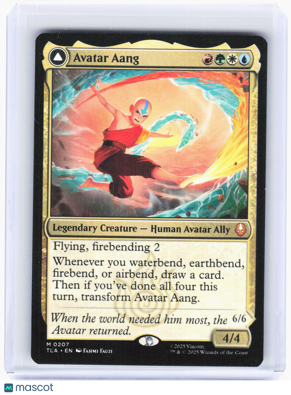 2025 Magic: The Gathering—Avatar Aang #207 (TLA)—Mythic Non-Foil