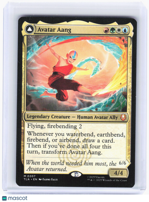 2025 Magic: The Gathering—Avatar Aang #207 (TLA)—Mythic Non-Foil