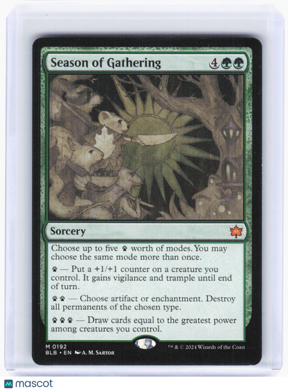2024 Magic: The Gathering—Season of Gathering #192 Bloomburrow—Mythic Non-Foil