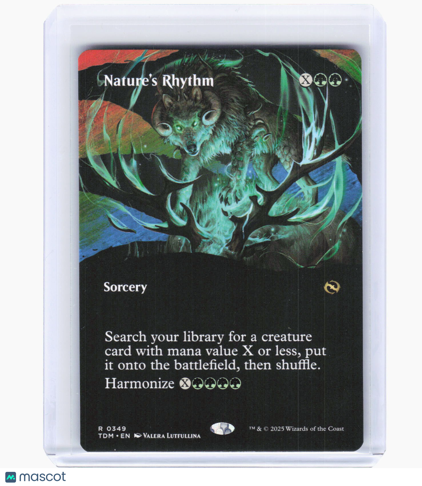 2025 Magic: The Gathering—Nature's Rhythm (Borderless) #349 (TDM)—Rare Non-Foil