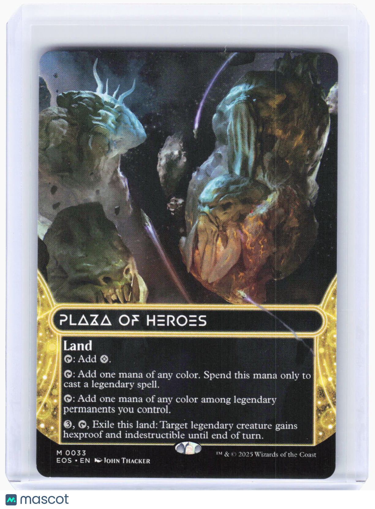 2025 Magic: The Gathering—Plaza of Heroes (Borderless) #33 (EOS)—Mythic Non-Foil