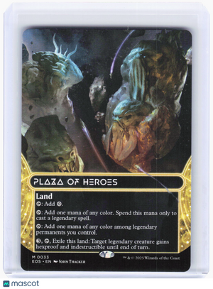 2025 Magic: The Gathering—Plaza of Heroes (Borderless) #33 (EOS)—Mythic Non-Foil