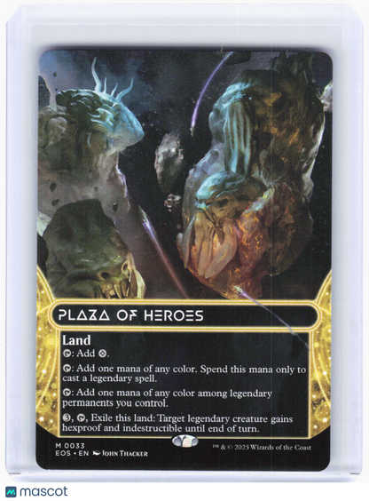 2025 Magic: The Gathering—Plaza of Heroes (Borderless) #33 (EOS)—Mythic Non-Foil