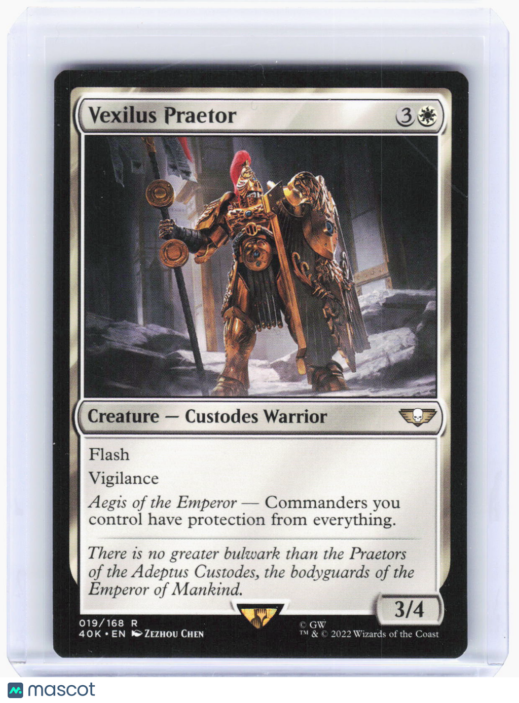 2022 Magic: The Gathering—Vexilus Praetor #19 (40K)—Rare Non-Foil