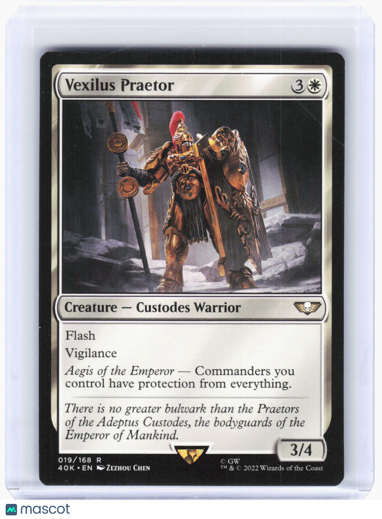 2022 Magic: The Gathering—Vexilus Praetor #19 (40K)—Rare Non-Foil
