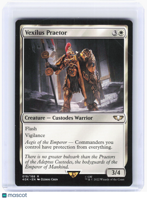 2022 Magic: The Gathering—Vexilus Praetor #19 (40K)—Rare Non-Foil
