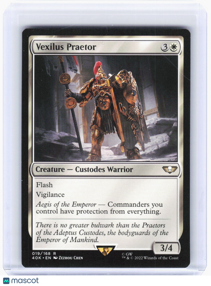 2022 Magic: The Gathering—Vexilus Praetor #19 (40K)—Rare Non-Foil