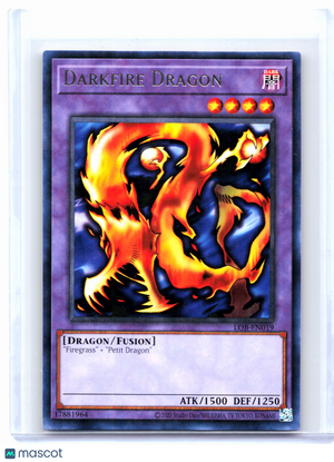2023 YuGiOh!—Darkfire Dragon #LOB-EN019 Legend of Blue Eyes White Dragon—Rare