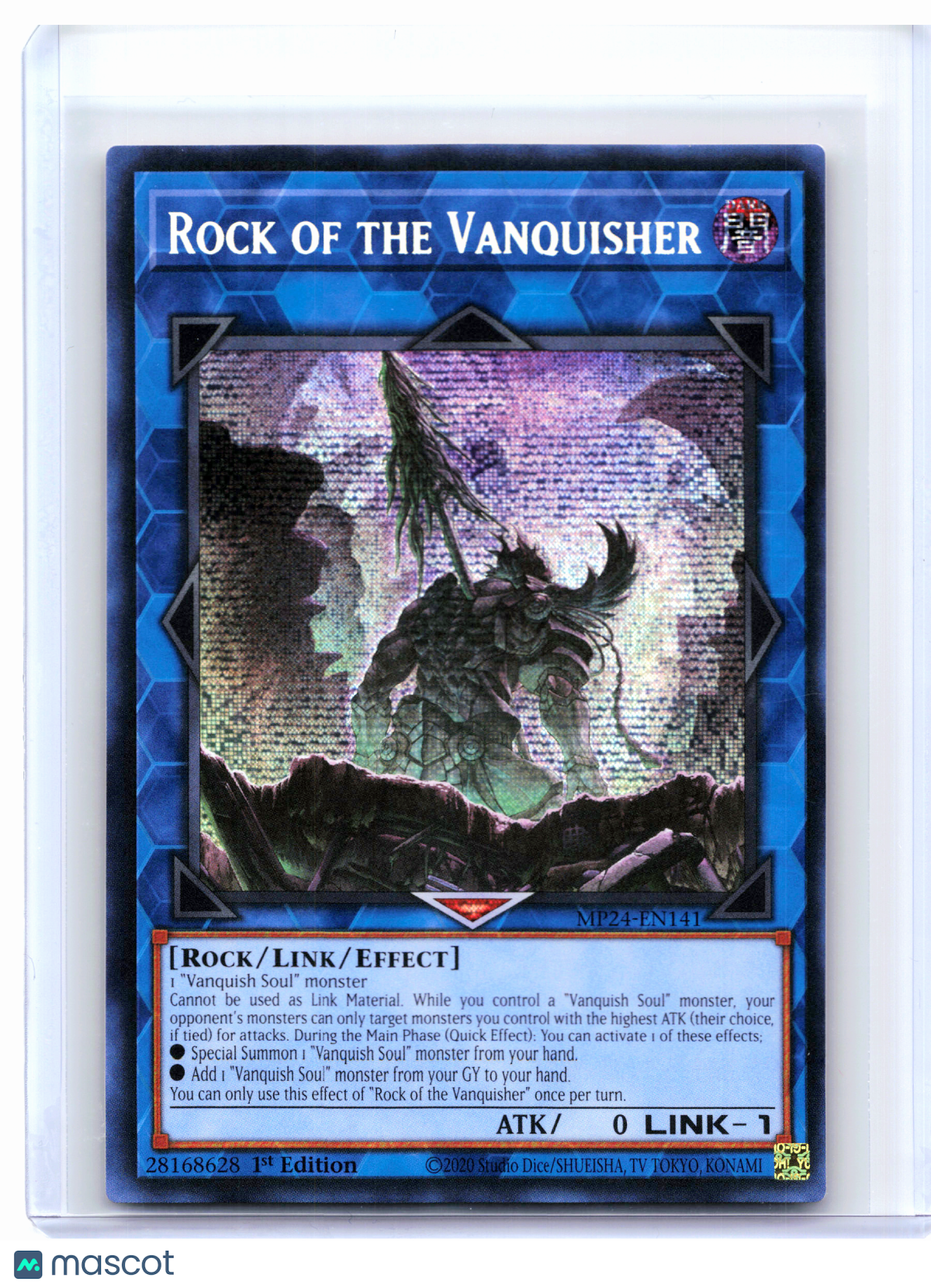 2024 YuGiOh!—Rock of the Vanquisher #MP24-EN141—Prismatic Secret Rare (1st Ed)