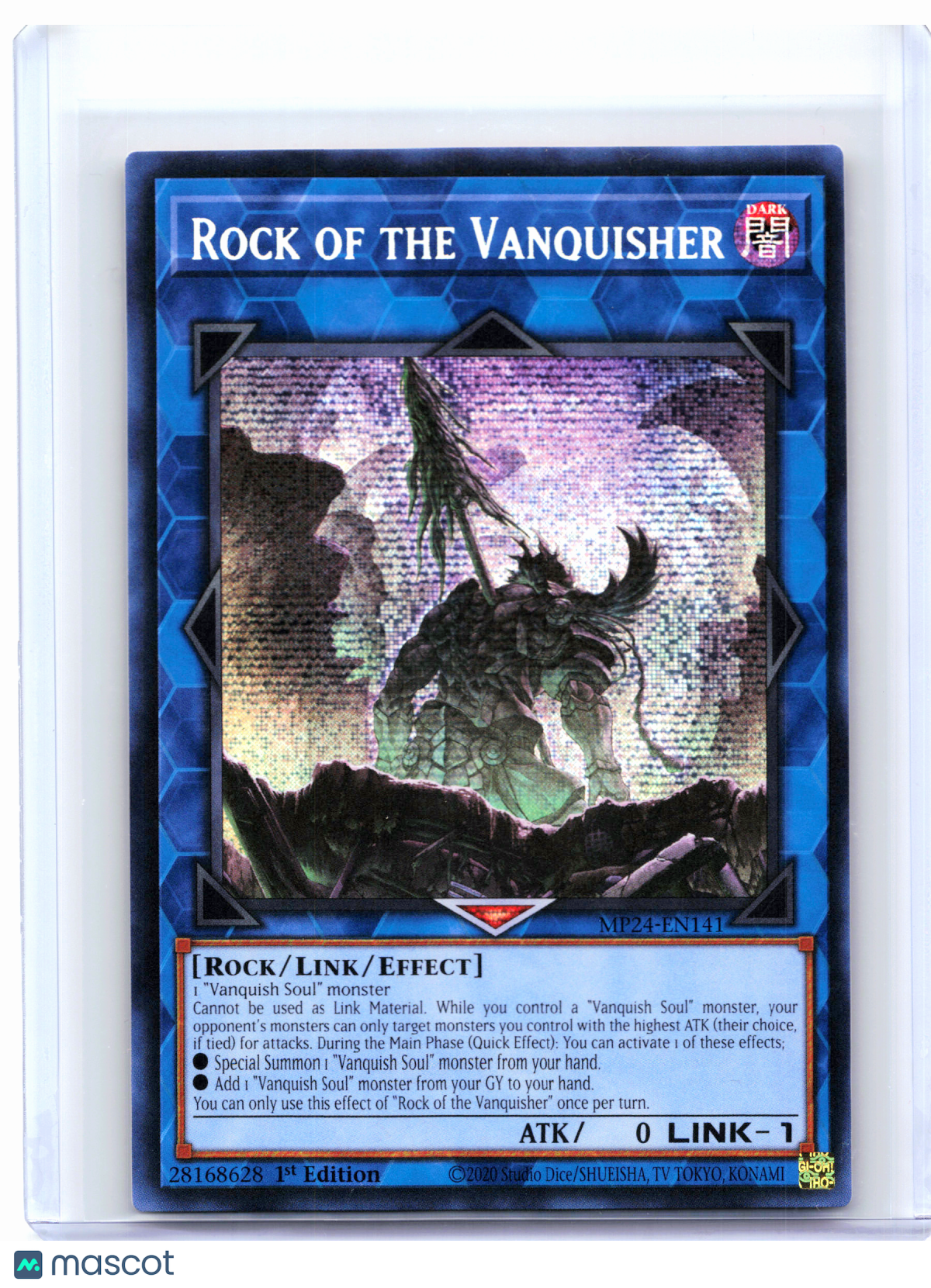 2024 YuGiOh!—Rock of the Vanquisher #MP24-EN141—Prismatic Secret Rare (1st Ed)