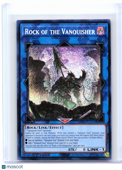 2024 YuGiOh!—Rock of the Vanquisher #MP24-EN141—Prismatic Secret Rare (1st Ed)
