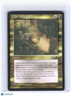 1996 Magic: The Gathering—Lim-Dûl's Vault #192 Alliances—Uncommon Nonfoil [LP]