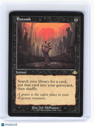 2023 Magic: TG—Entomb #304 Dominaria Remastered—Rare Nonfoil (Retro Frame) [LP]