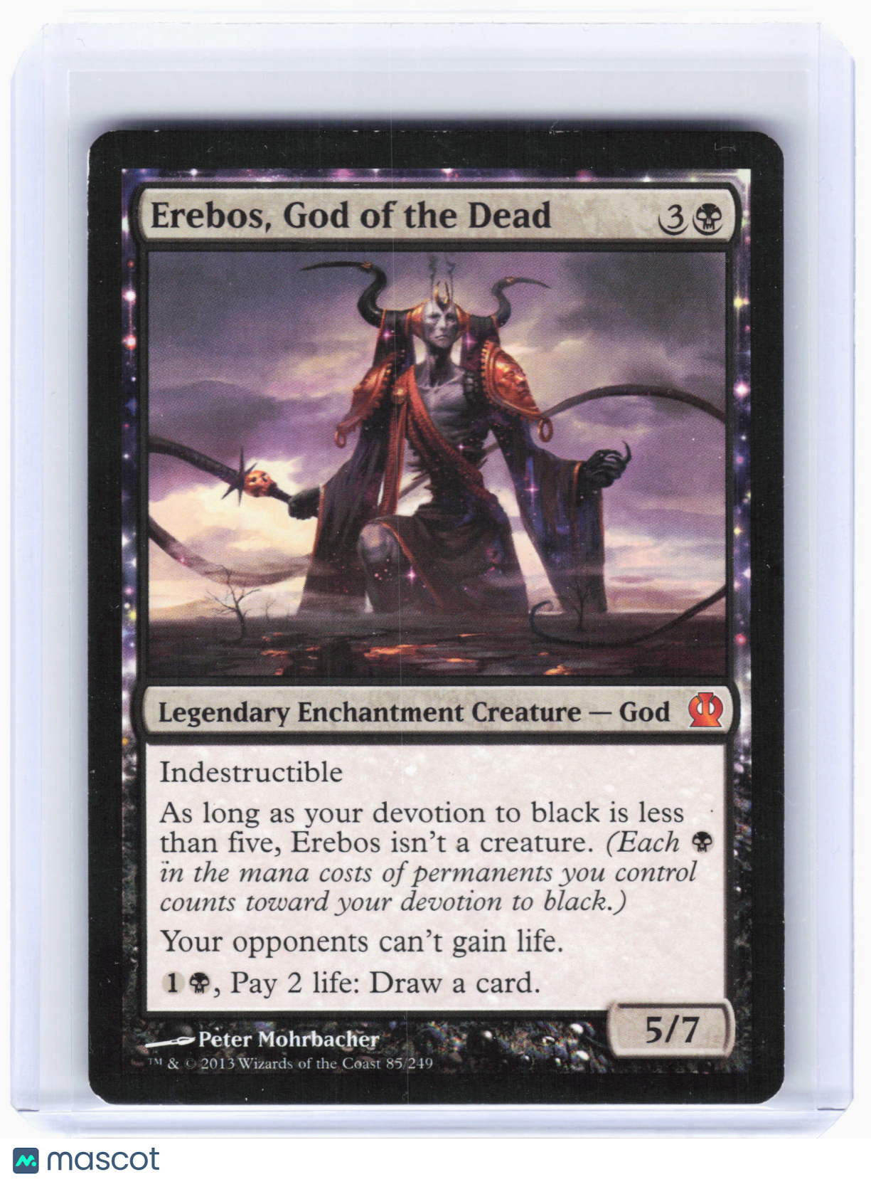 2013 Magic: The Gathering—Erebos, God of the Dead #85 Theros—Mythic Nonfoil [MP]