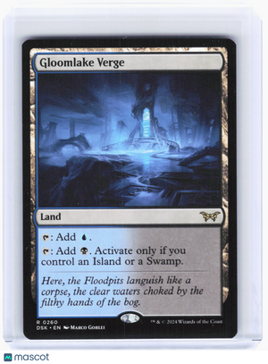 2024 Magic: The Gathering—Gloomlake Verge #260 DSK—Rare Nonfoil