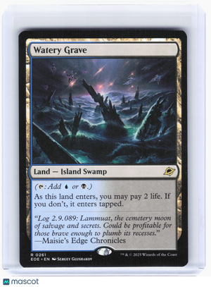 2025 Magic: The Gathering—Watery Grave #261 Edge of Eternities—Rare Nonfoil