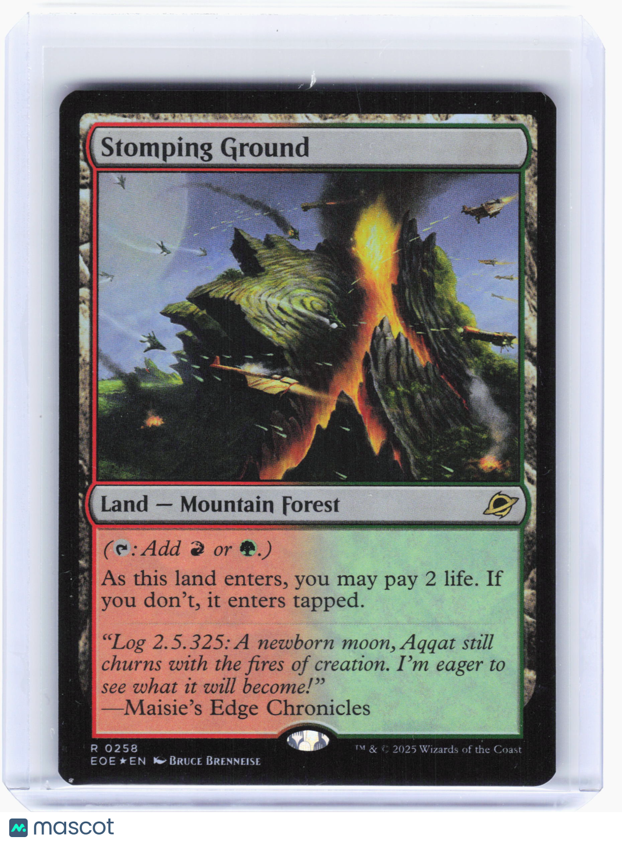 2025 Magic: The Gathering—Stomping Ground #258 Edge of Eternities—Rare Foil