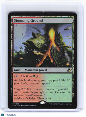 2025 Magic: The Gathering—Stomping Ground #258 Edge of Eternities—Rare Foil