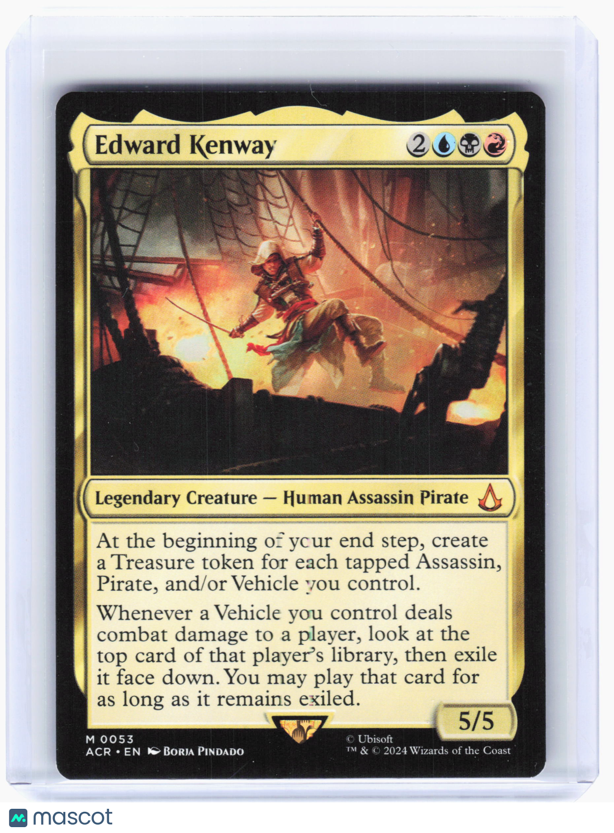 2024 Magic: The Gathering—Edward Kenway #53 ACR—Mythic Nonfoil