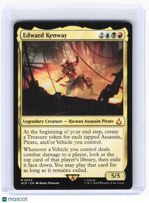 2024 Magic: The Gathering—Edward Kenway #53 ACR—Mythic Nonfoil