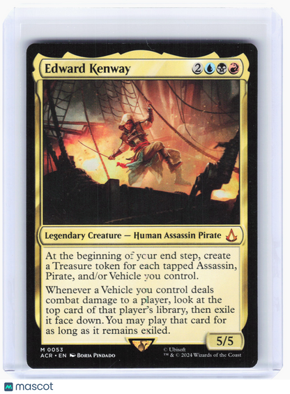 2024 Magic: The Gathering—Edward Kenway #53 ACR—Mythic Nonfoil