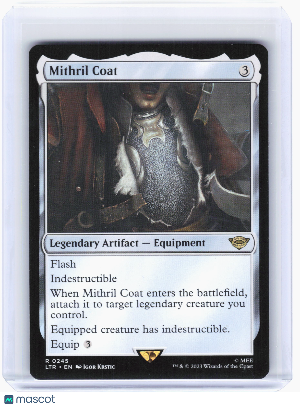 2023 Magic: TG—Mithril Coat #245 LTR—Rare Nonfoil