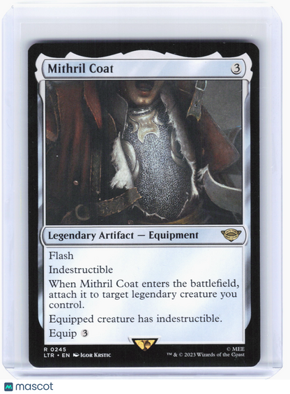 2023 Magic: TG—Mithril Coat #245 LTR—Rare Nonfoil