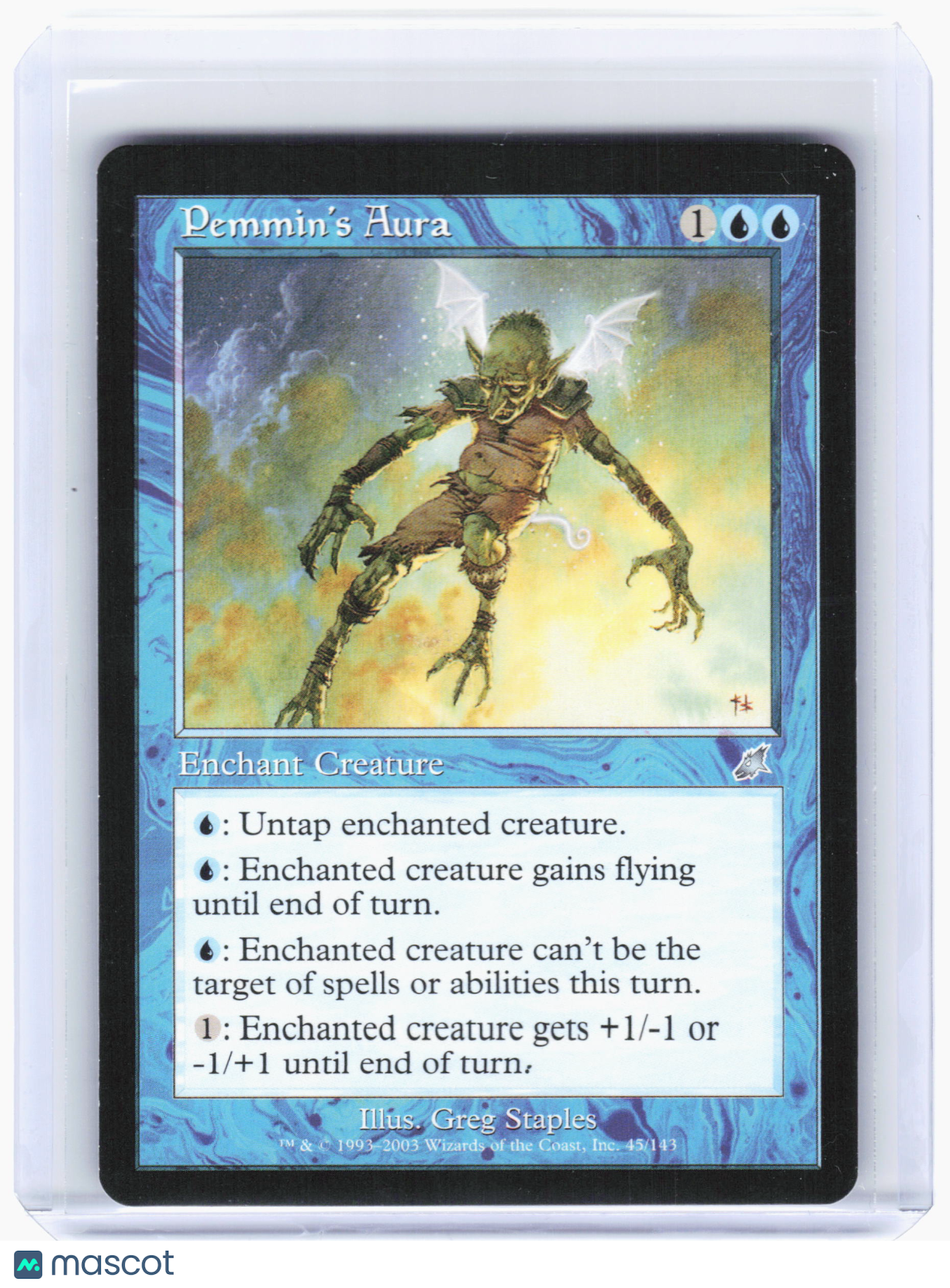 2003 Magic: TG—Pemmin's Aura #45 Scourge—Uncommon Nonfoil (Retro Frame)