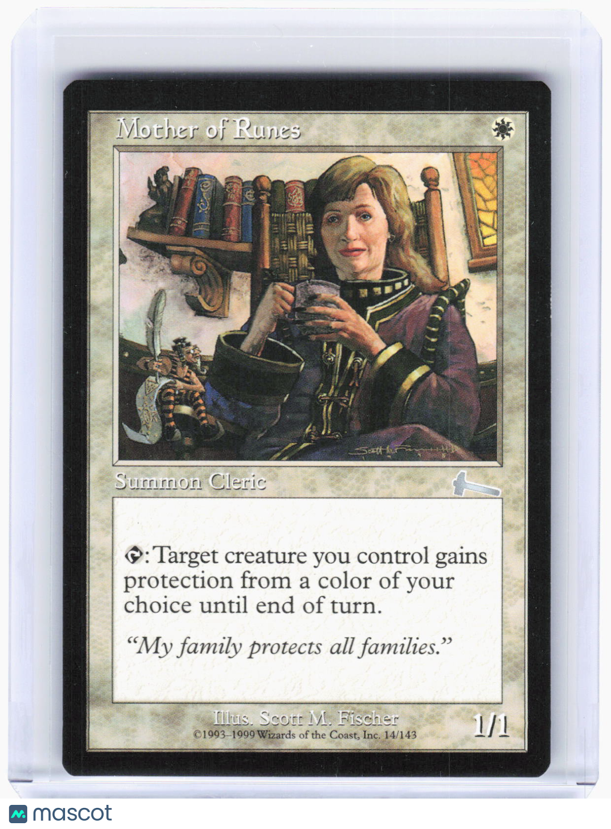 1999 Magic: The Gathering—Mother of Runes #14 Urza's Legacy—Uncommon Non-Foil