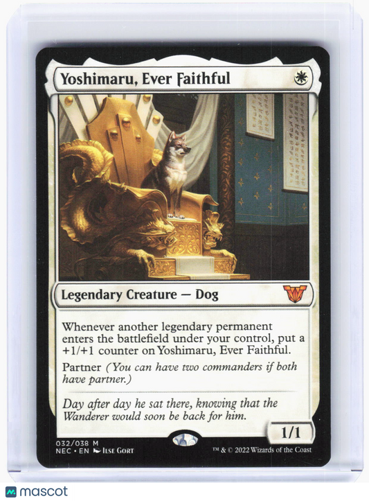 2022 Magic: The Gathering—Yoshimaru, Ever Faithful #32 (NEC)—Mythic Non-Foil