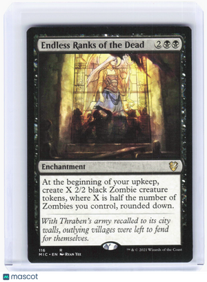 2021 Magic: The Gathering—Endless Ranks of the Dead #116 (MIC)—Rare Non-Foil