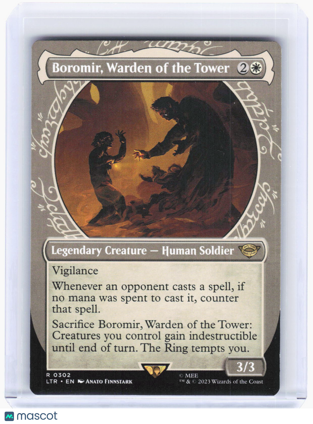 2023 Magic: The Gathering—Boromir, Warden of the Tower  #302 (LTR)—Rare Non-Foil