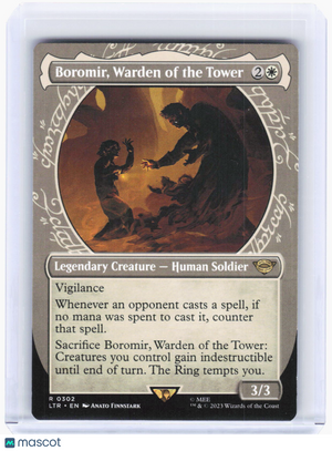 2023 Magic: The Gathering—Boromir, Warden of the Tower  #302 (LTR)—Rare Non-Foil
