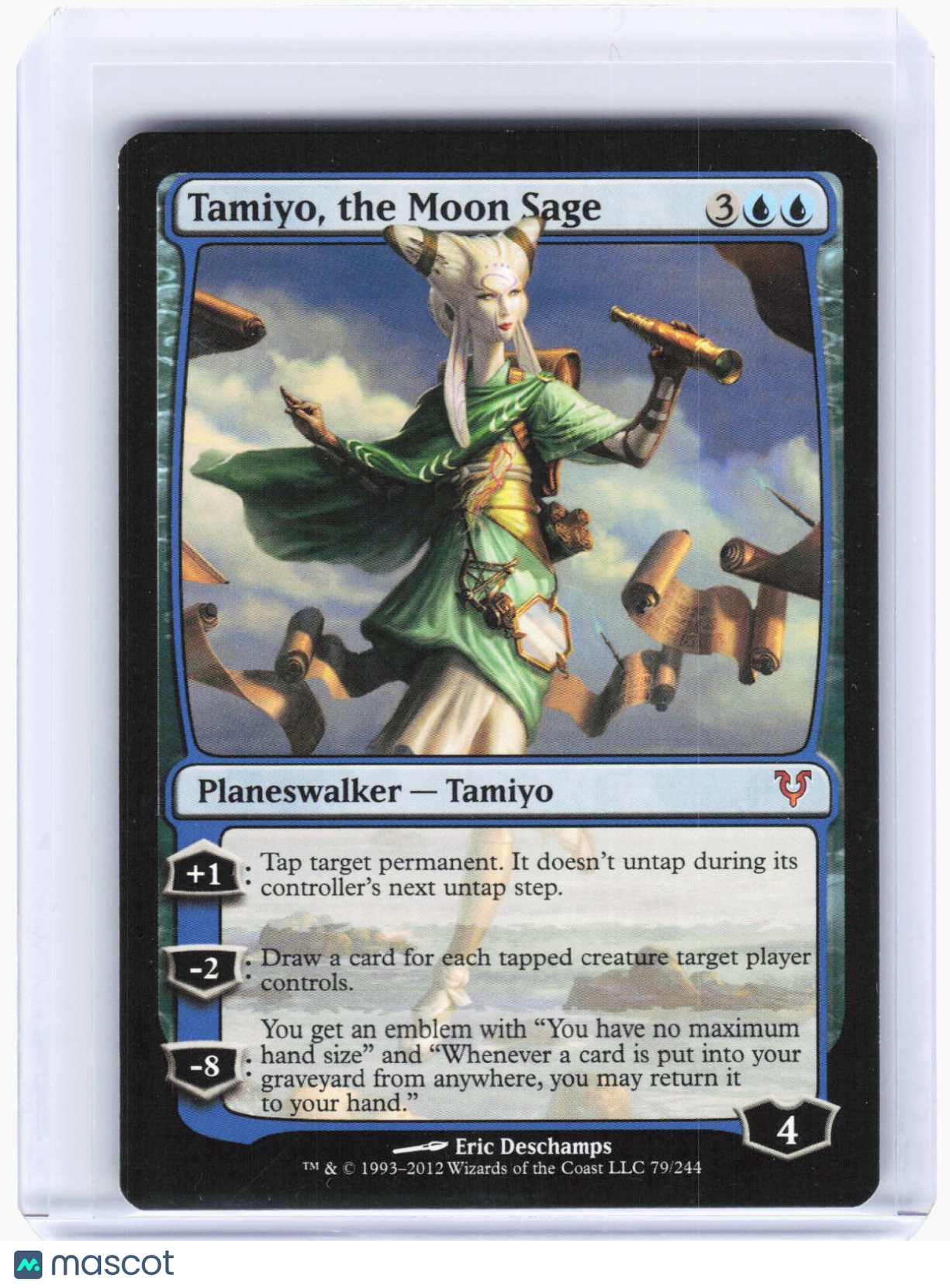 2012 Magic: The Gathering—Tamiyo, the Moon Sage #79 (AVR)—Mythic Non-Foil