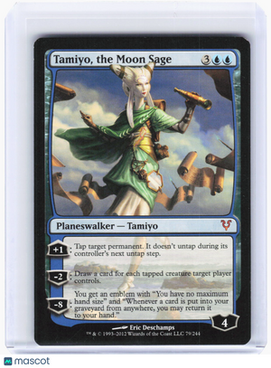 2012 Magic: The Gathering—Tamiyo, the Moon Sage #79 (AVR)—Mythic Non-Foil